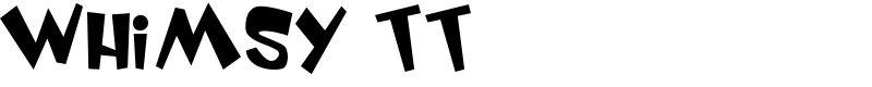 Whimsy TT Font