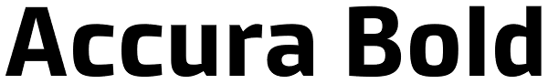 Accura Bold Font