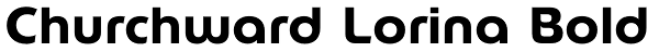 Churchward Lorina Bold Font