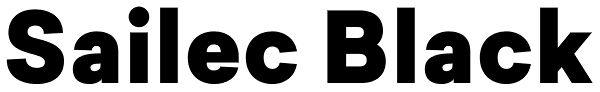 Sailec Black Font