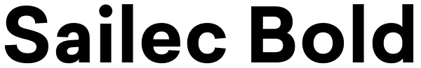 Sailec Bold Font