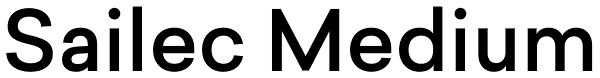 Sailec Medium Font