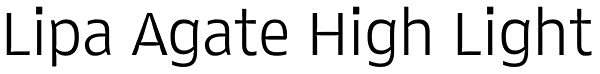 Lipa Agate High Light Font