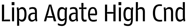 Lipa Agate High Cnd Font