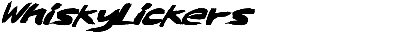 WhiskyLickers Font