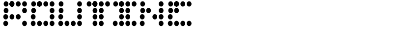 Routine Font