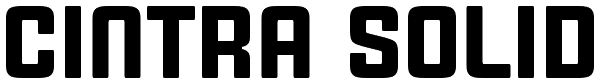 Cintra Solid Font