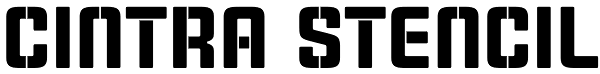 Cintra Stencil Font