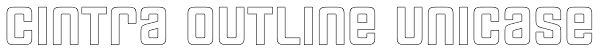 Cintra Outline Unicase Font