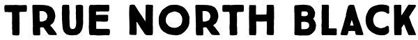 True North Black Font