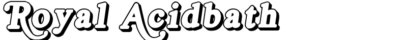 Royal Acidbath Font