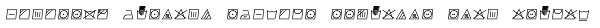 Monostep Washing Symbols Straight Thin Italic Font