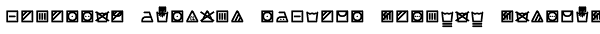 Monostep Washing Symbols Rounded Regular Font