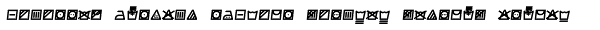 Monostep Washing Symbols Rounded Regular Italic Font