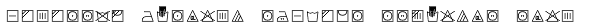 Monostep Washing Symbols Straight Thin Font