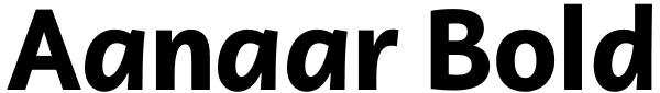 Aanaar Bold Font