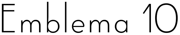 Emblema 10 Font