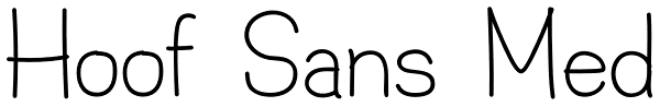 Hoof Sans Med Font