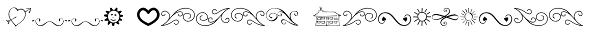 Hoof Brush Ornaments Font