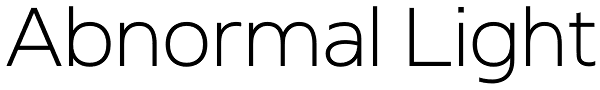 Abnormal Light Font