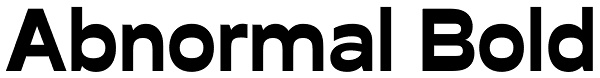 Abnormal Bold Font