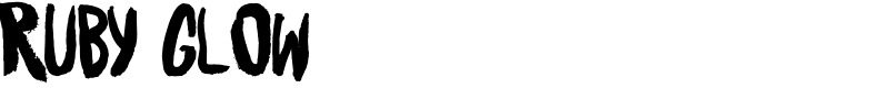 Ruby Glow Font