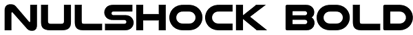 Nulshock Bold Font