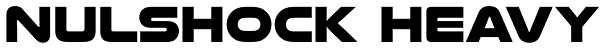 Nulshock Heavy Font