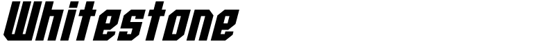 Whitestone Font