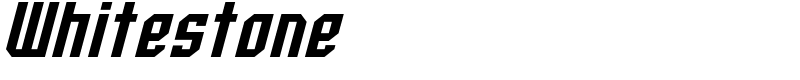 Whitestone Font