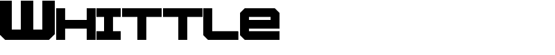 Whittle Font