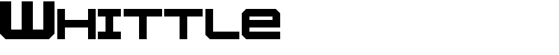 Whittle Font