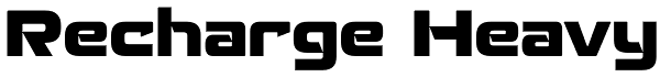 Recharge Heavy Font