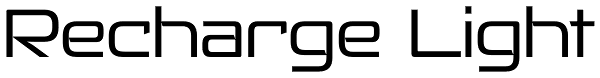 Recharge Light Font