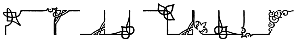 Adorn Frames Font