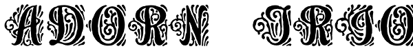 Adorn Trio Font