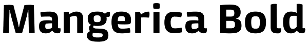 Mangerica Bold Font