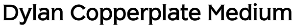 Dylan Copperplate Medium Font