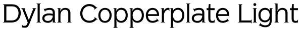 Dylan Copperplate Light Font