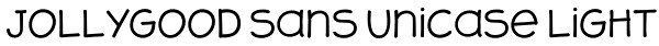 JollyGood Sans Unicase Light Font