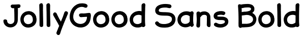 JollyGood Sans Bold Font