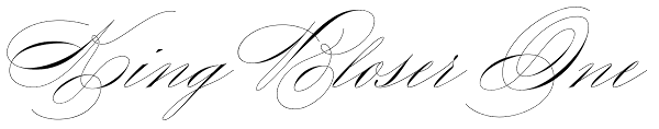 King Bloser One Font