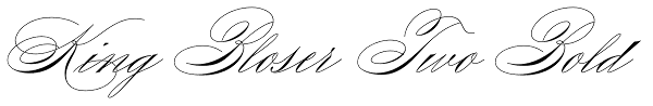 King Bloser Two Bold Font