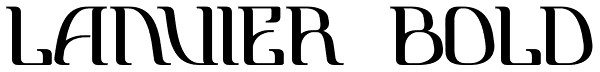 Lanvier Bold Font
