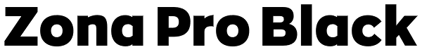 Zona Pro Black Font