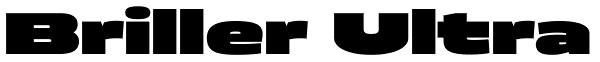 Briller Ultra Font