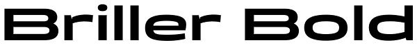 Briller Bold Font