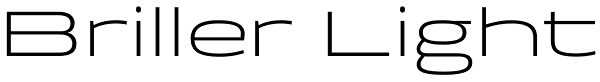 Briller Light Font
