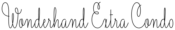 Wonderhand Extra Cond0 Font