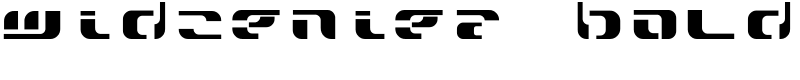widzeniea bold Font